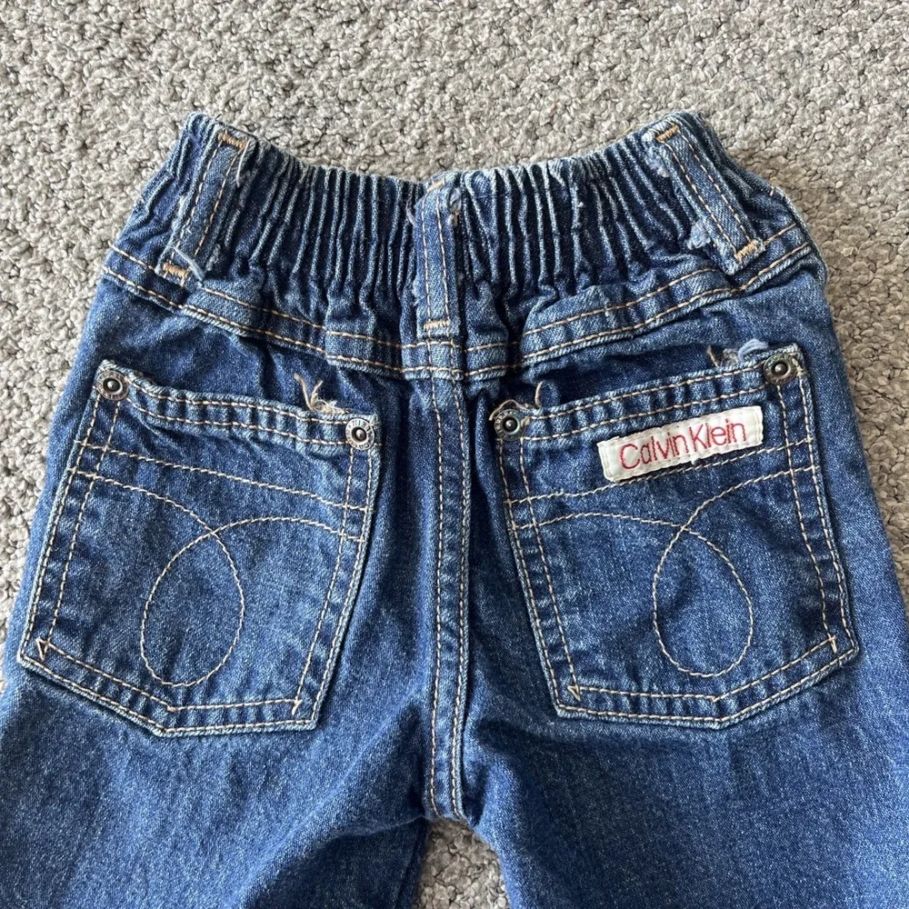 Vintage Infant 12 Months Calvin Klein Jeans. Pull On Baby Pants .